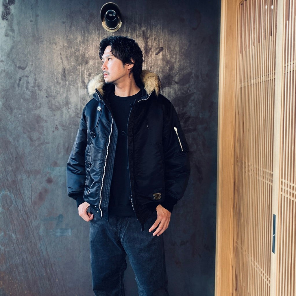 N-2B FLIGHT JACKET #BLACK [25FW-WMO-ML01]