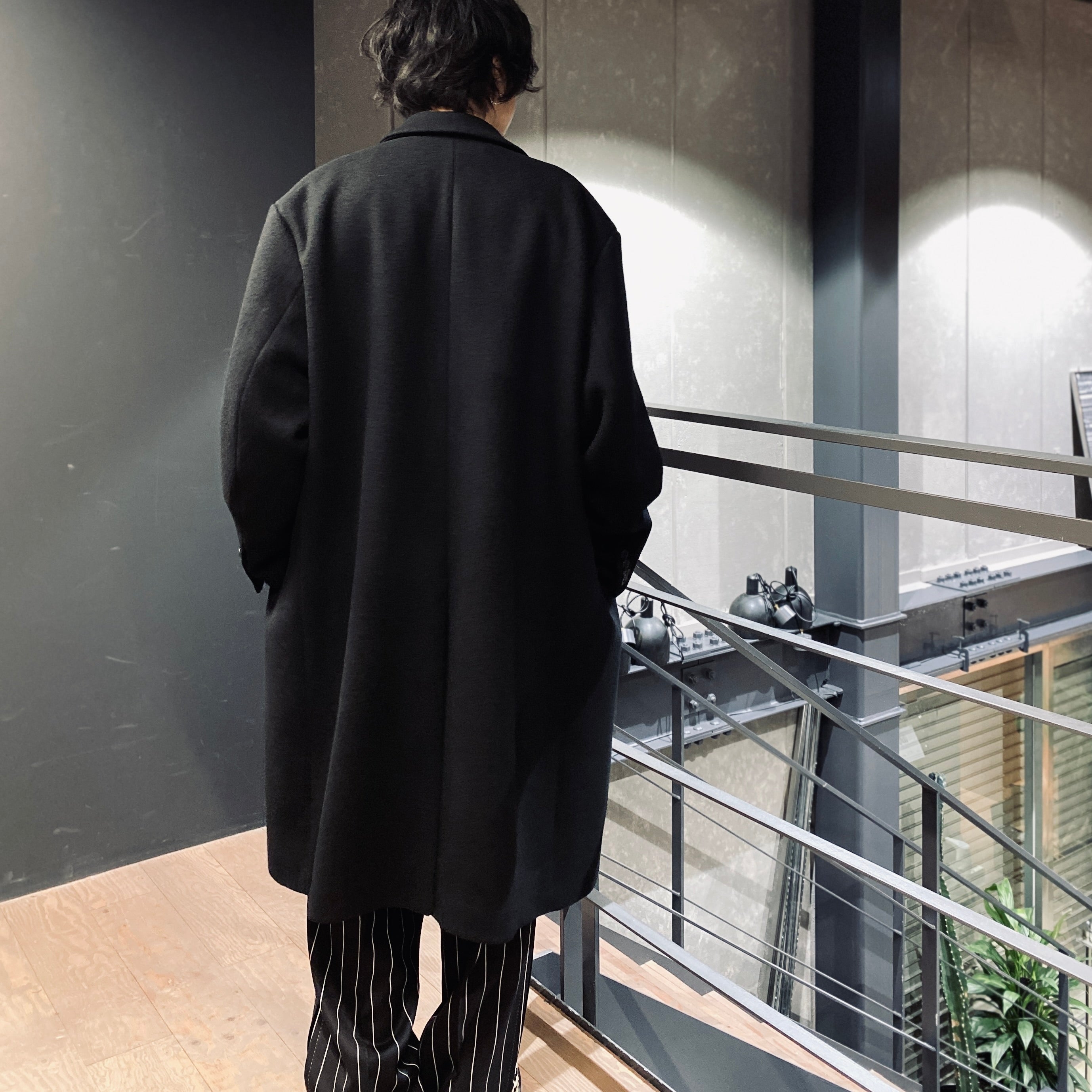 CHESTERFIELD COAT -A- -TYPE 2- #BLACK [23FW-WMO-CO04]