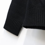 KNIT POLO SHIRT #BLACK [26FW-WMK-KN14]