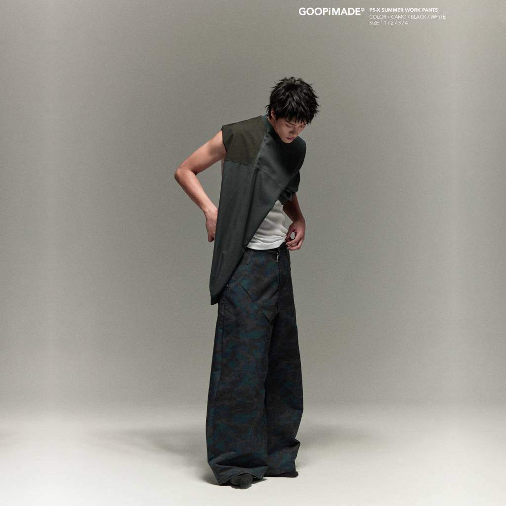 P5-X Summer Work Pants #Camo [GOOPI-26SS-AUG-01]