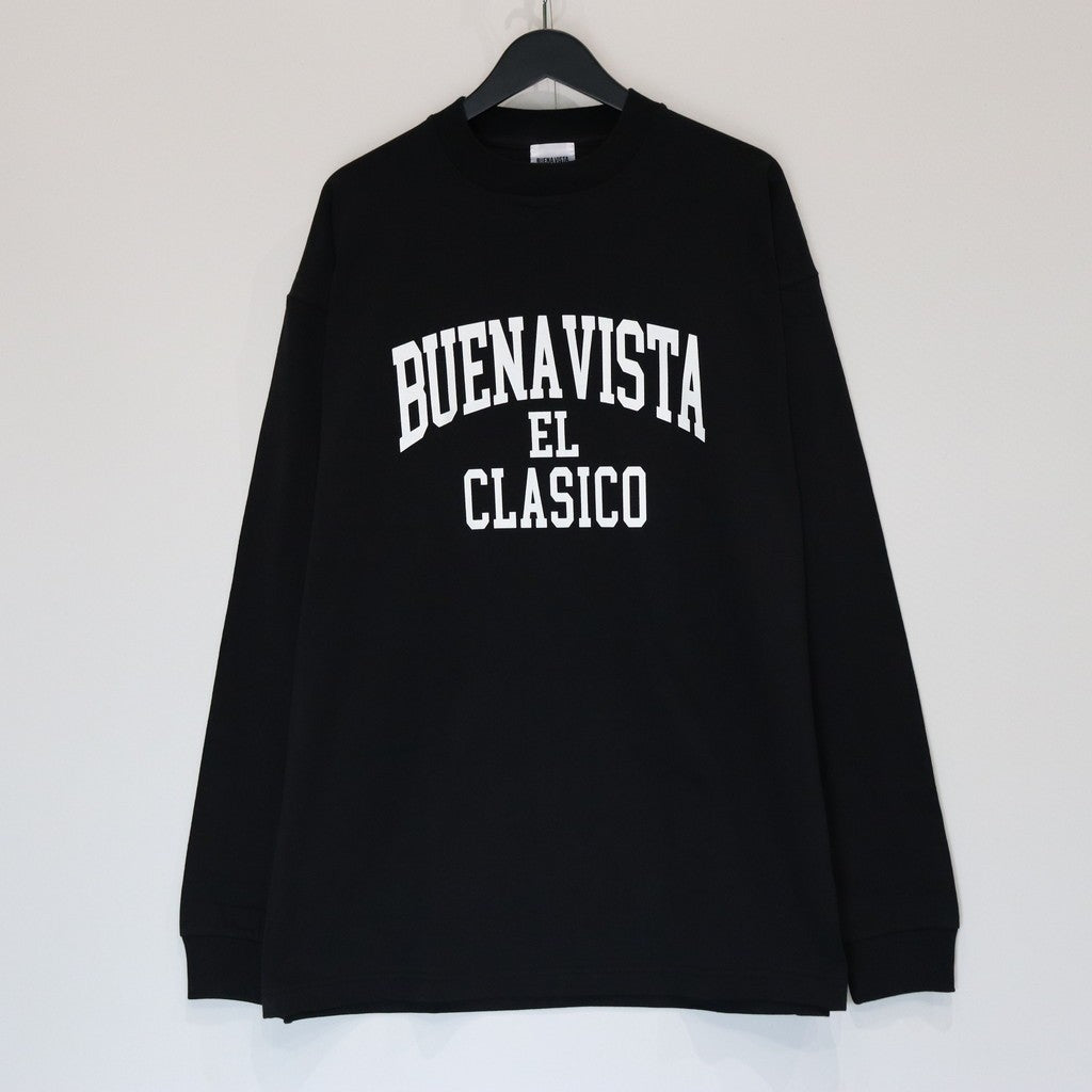 BV COLLEGE LOGO L/S TEE #BLACK [BV-CUT2501010]