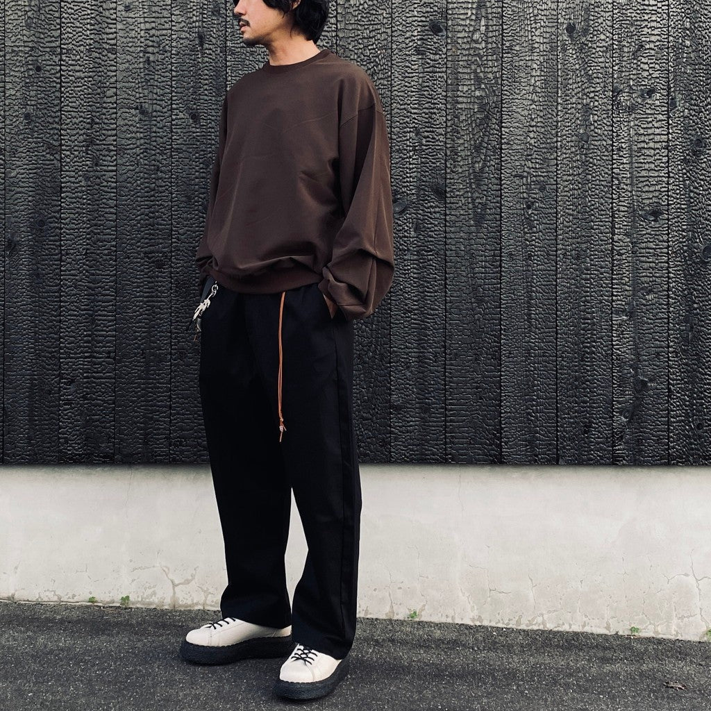 EVD3 Oversized Crewneck #Brown [GOOPI-26AW-SEP-03]