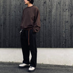 EVD3 Oversized Crewneck #Brown [GOOPI-26AW-SEP-03]