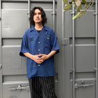 舐達麻 | HIGHTIMES | 50'S SHIRT S/S #NAVY [NMD-HIGHTIMES-WM-OC01]