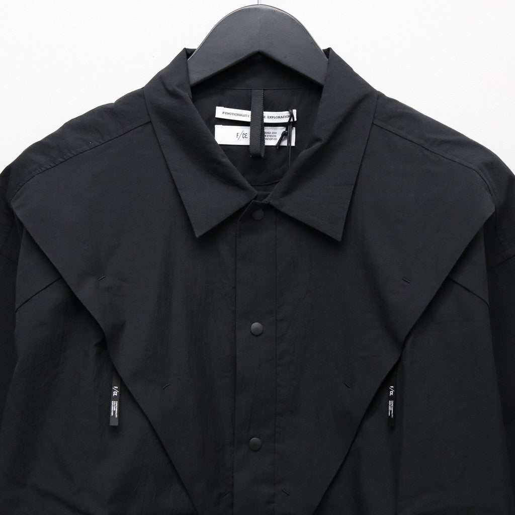 LIGHT WEIGHT DIMENSIONAL SHIRT #BLACK [FST02261U0002]