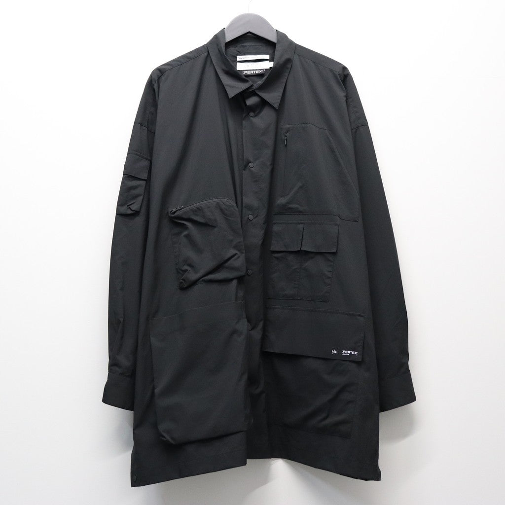 PERTEX UTILITY LONGLINE SHIRT #BLACK [FPA02261U0004]