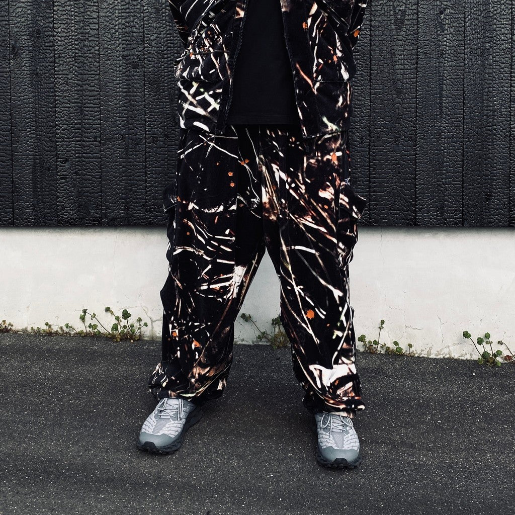 TACTICAL VELOUR CAMO BALLOON PANTS (TIGHTBOOTH x BES) #Camo [SS26-RC09]