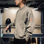 OVERDYE OVERLAP LIGHT CREW NECK #BROWN [CES27CS20]