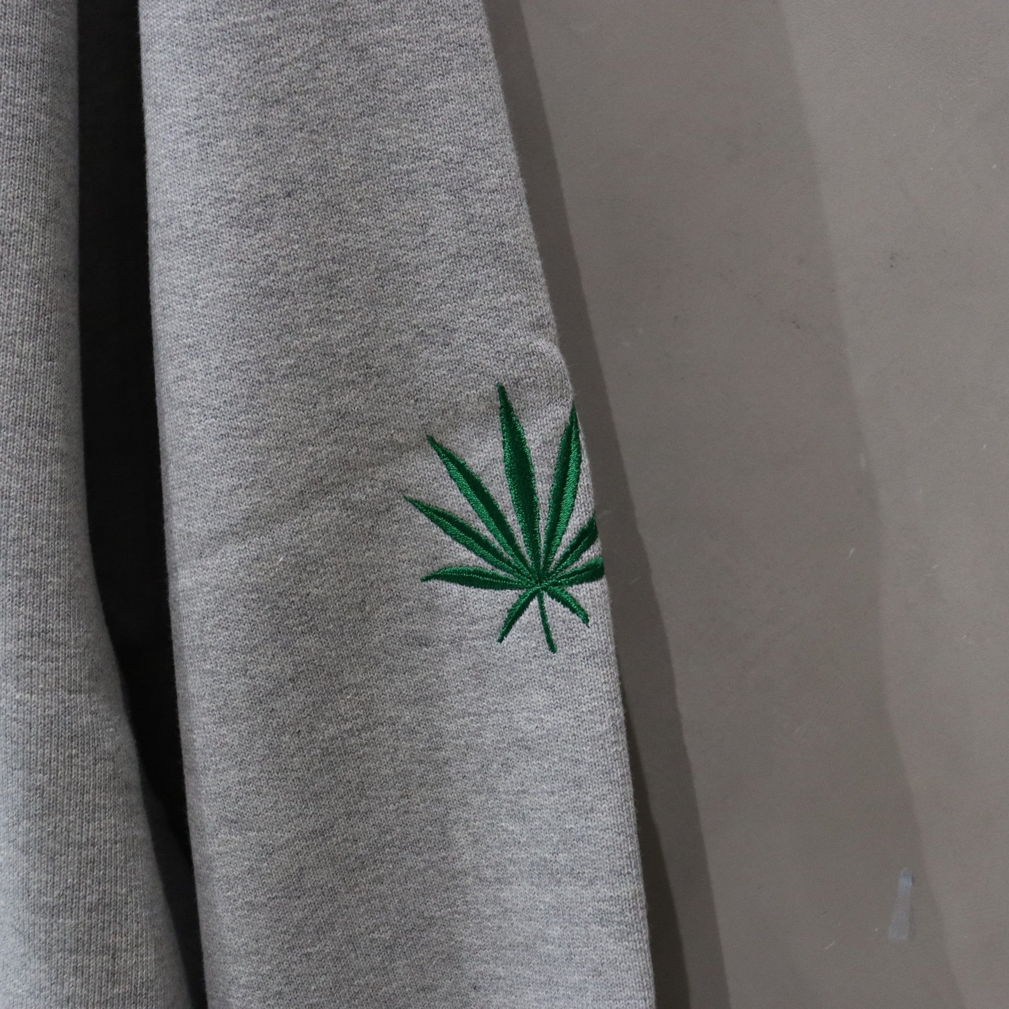 HIGHTIMES | HEAVY WEIGHT PULLOVER HOODED SWEAT SHIRT #GRAY [HIGHTIMES-WM-SS15]