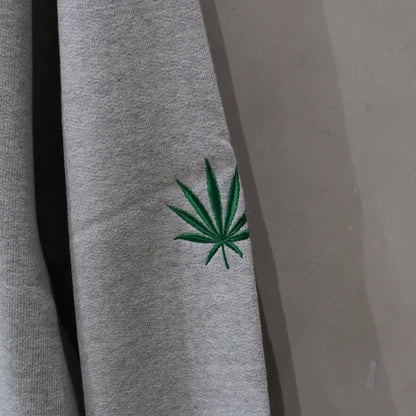 HIGHTIMES | HEAVY WEIGHT PULLOVER HOODED SWEAT SHIRT #GRAY [HIGHTIMES-WM-SS15]