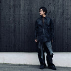 Rustic Edged Easy Rider's (VEGETABLE TANNING PIG LEATHER) #BLACK [M-P1-LW3]