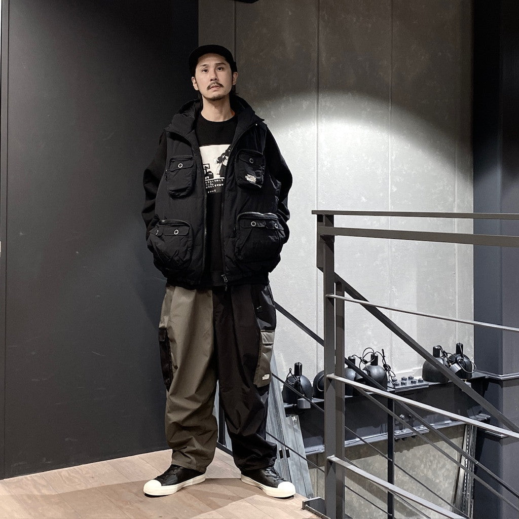 TBKB | CYBORG BALLOON CARGO PANTS #BLACK [FW23-TBKB07] – cocorozashi