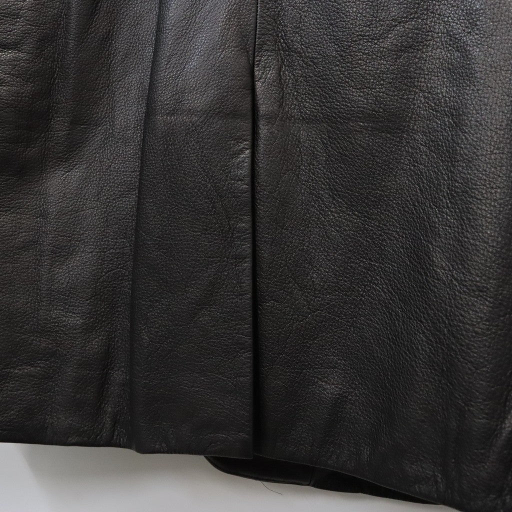 LEATHER JACKET ( TYPE-2 ) #BLACK [26FW-WMO-JK02]