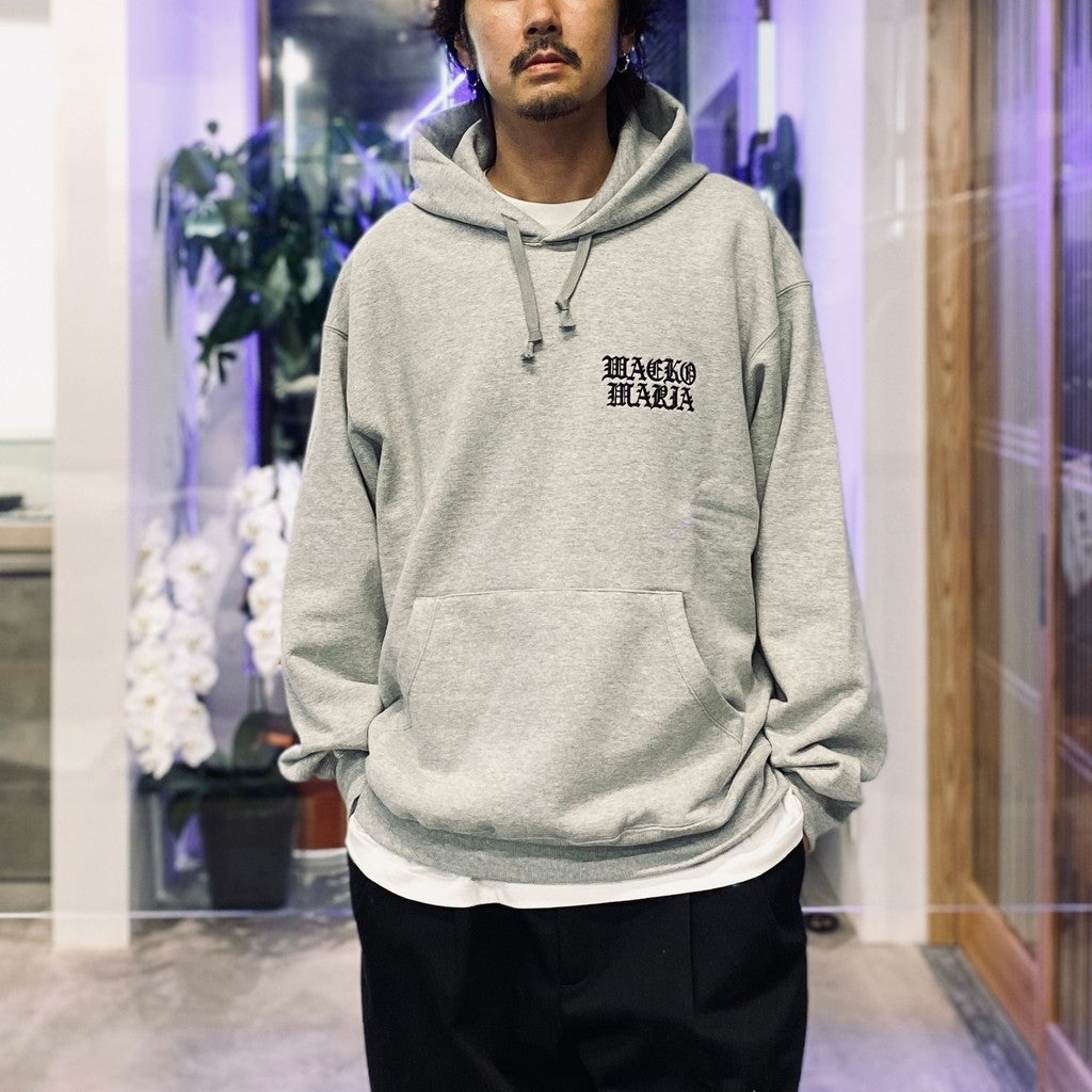 HEAVY WEIGHT PULLOVER HOODED SWEAT SHIRT ( TYPE-2 ) #GRAY [25FW-WMC-SS04]