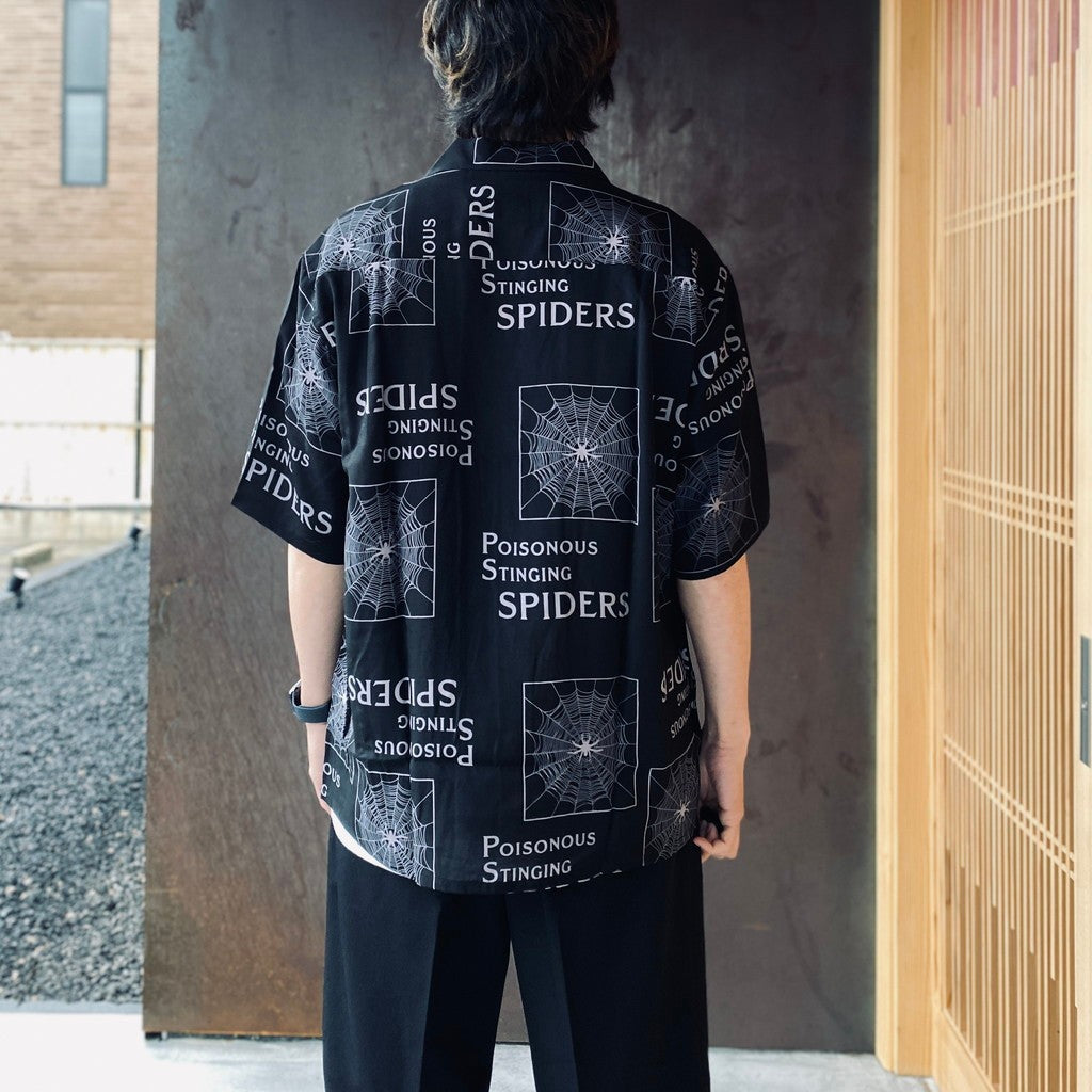 THE PHOENICIAN SCHEME | S/S HAWAIIAN SHIRT ( TYPE-3 ) #BLACK [TPS-WM-HI03]
