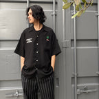 舐達麻 | HIGHTIMES | 50'S SHIRT S/S #BLACK [NMD-HIGHTIMES-WM-OC01]