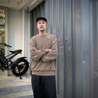 TECH FLEX 針織圓領衫 #米色 [BE-60025]