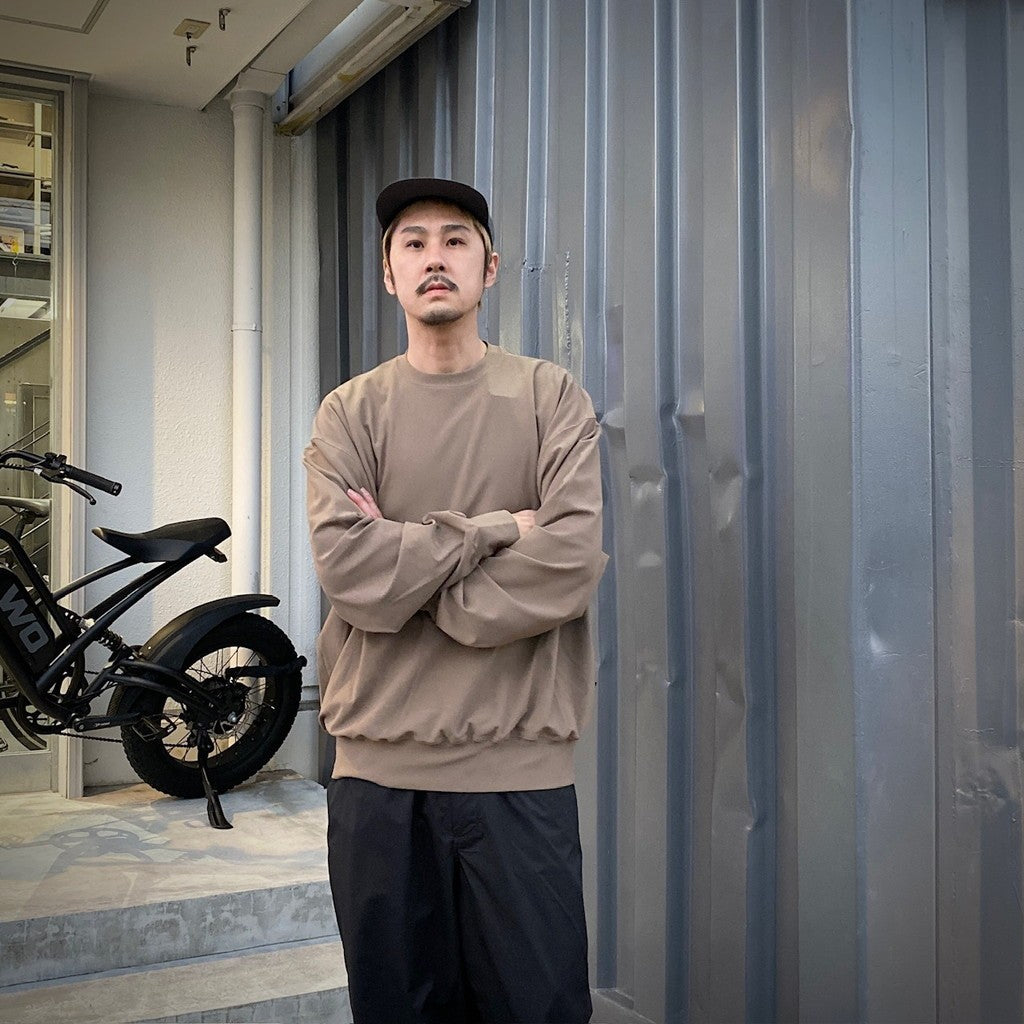 TECH FLEX 針織圓領衫 #米色 [BE-60025]