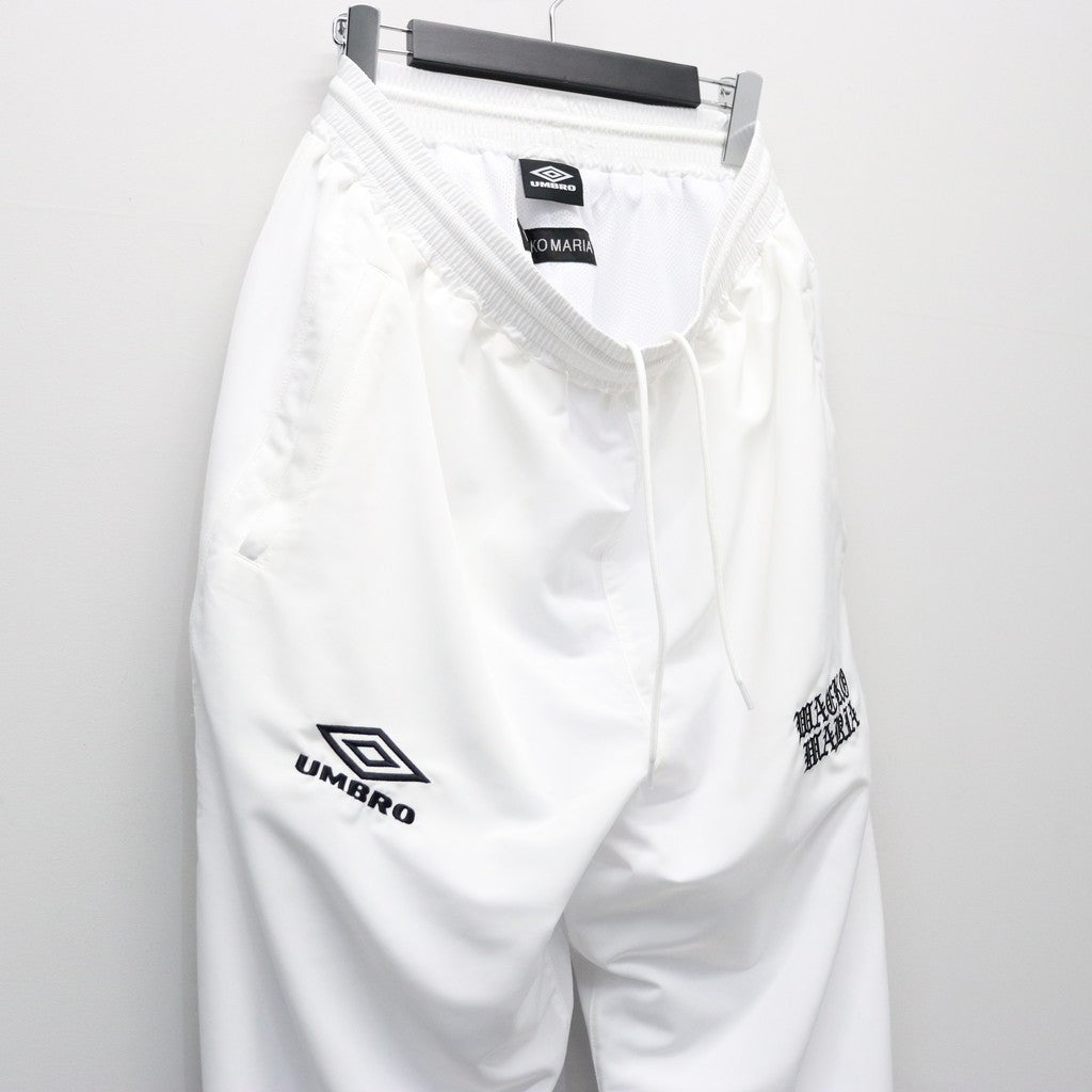 UMBRO | TRACK PANTS ( TYPE-1 ) #WHITE [26SS-WMO-UB02]