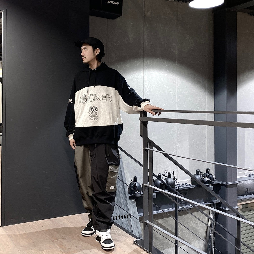 TBKB | FOCKER 連帽衫 #黑色/灰燼 [FW23-TBKB08]