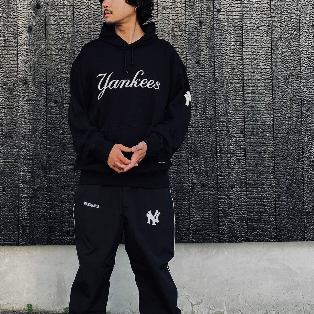 MLB | NY | HEAVY WEIGHT PULLOVER HOODED SWEAT SHIRT ( TYPE-1 ) #BLACK [MLB-WM-SS01]