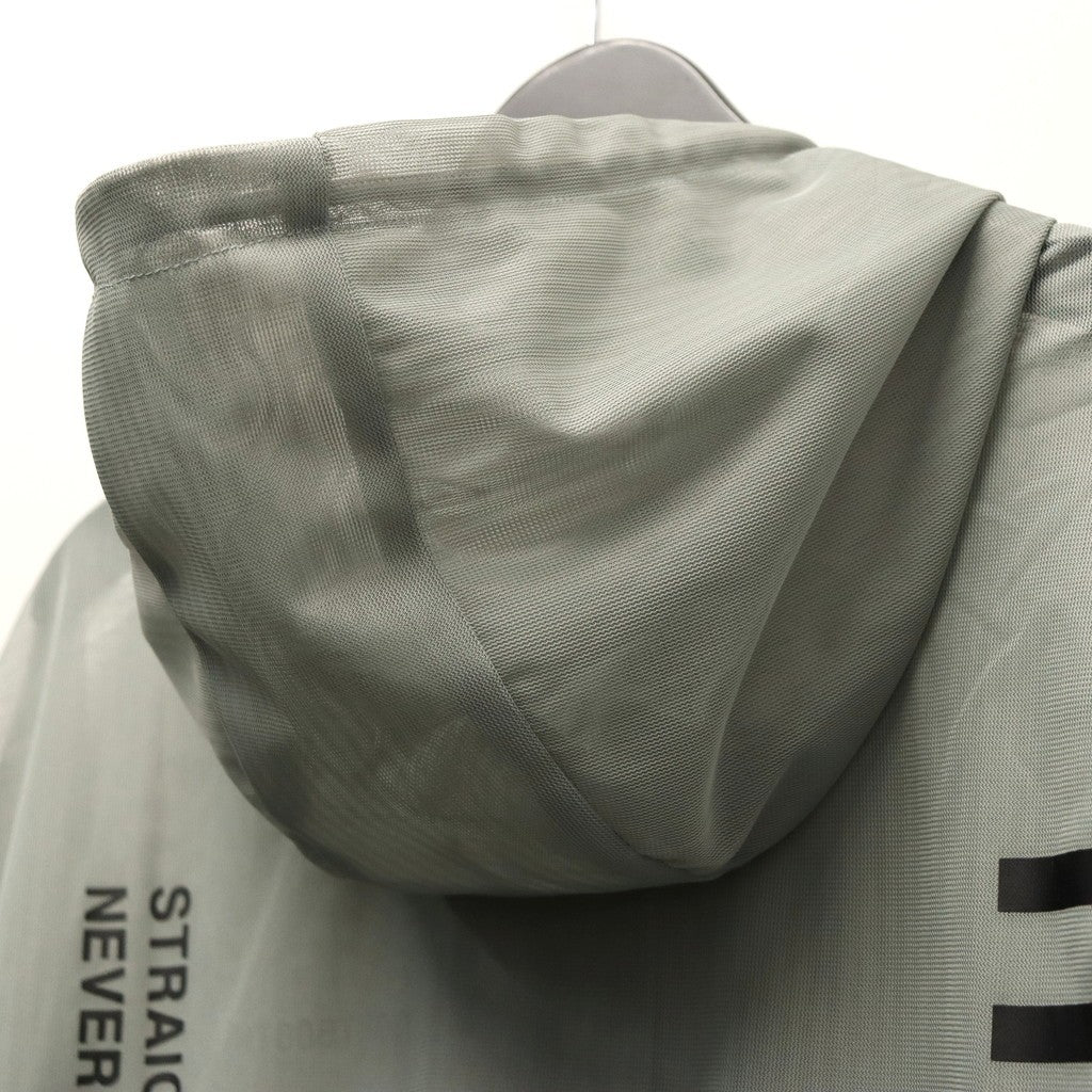 LABEL LOGO SHEER PARKA #Gray [SS26-JK06]