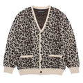 LEOPARD MOHAIR CARDIGAN #IVORY [25FW-WMK-KN08]
