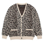 LEOPARD MOHAIR CARDIGAN #IVORY [25FW-WMK-KN08]
