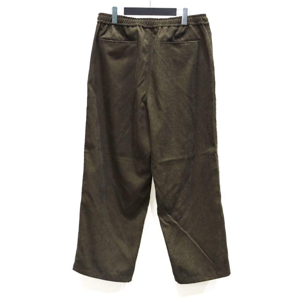 TECH EASY TROUSERS CORDUROY #BROWNKAHKI [BP-39025W] - cocorozashi