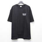 WASHED HEAVY WEIGHT CREW NECK T-SHIRT ( TYPE-1 ) #BLACK/WHITE [26SSE-WMT-WT01]