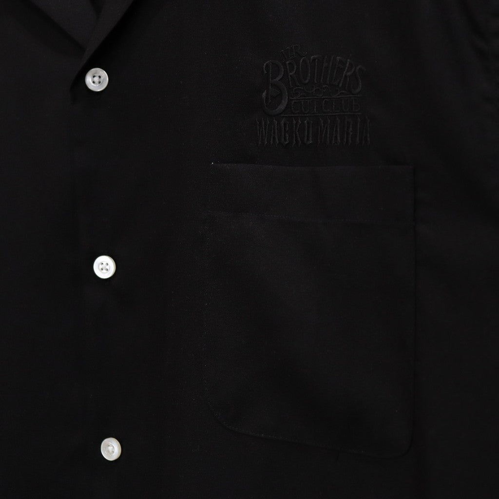 MR BROTHERS CUT CLUB | 50'S SHIRT L/S #BLACK [MBCC-WM-OC02]