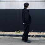 TECH SCUBA KNIT FULLZIP PARKA #BLACK [BE-41026]