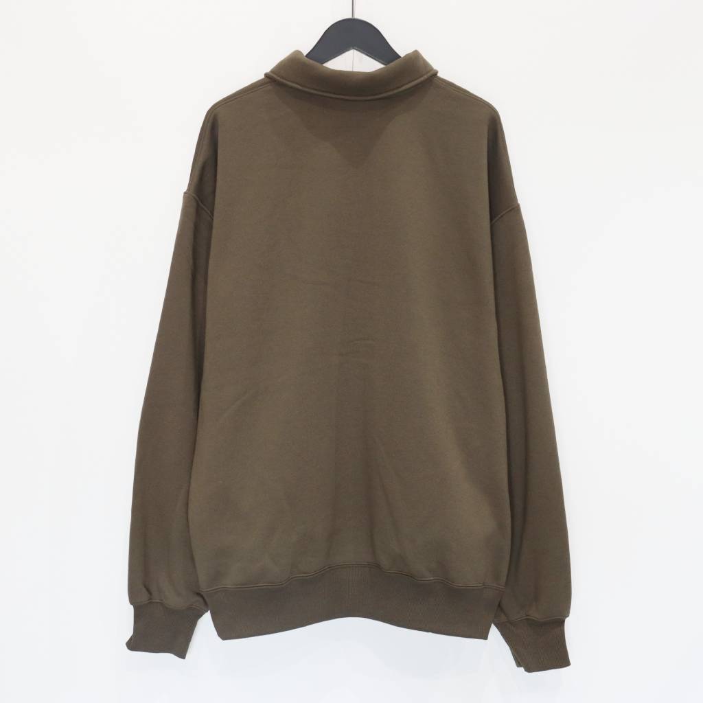 CONVENIENCE YOUNG － SWEAT : BROWN TECH SWEAT SNAP PULLOVER #BROWNKAHKI [BE-53025W]_DAIWA PIER39