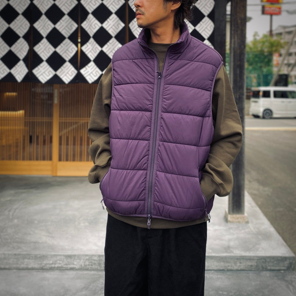 TECH REVERSIBLE CLIMBERS PUFF VEST #PURPLE×CHA [BW-23025W]
