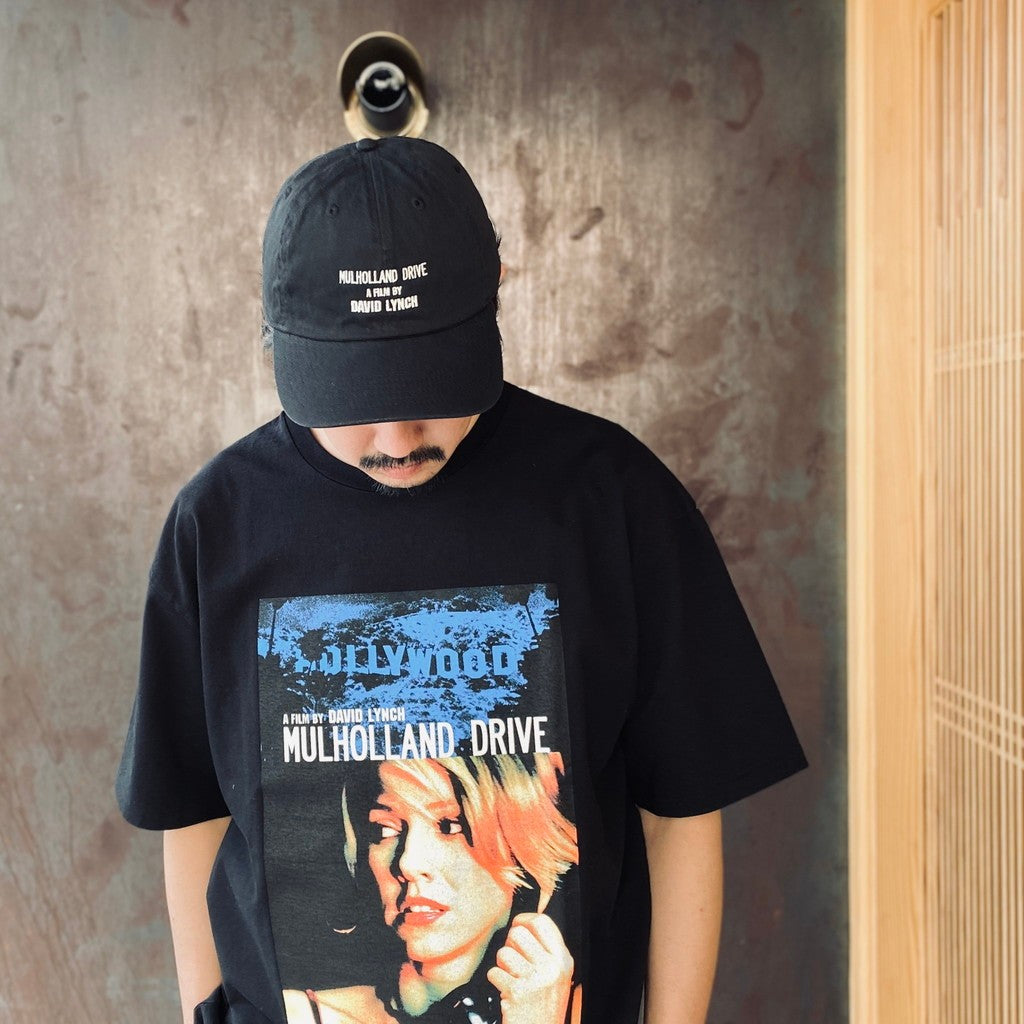 MULHOLLAND DRIVE | WASHED HEAVY WEIGHT CREW NECK T-SHIRT ( TYPE-2 ) #BLACK [MD-WM-WT02]