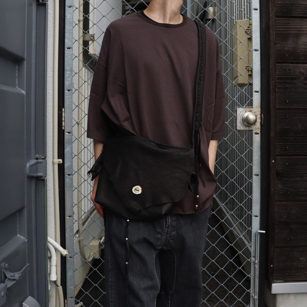 Early Morning | DEERSKIN MESSENGER BAG #BLACK [EM2325401]