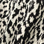 LEOPARD JACQUARD CARDIGAN ( TYPE-1 ) #WHITE [26SS-WMK-KN14]