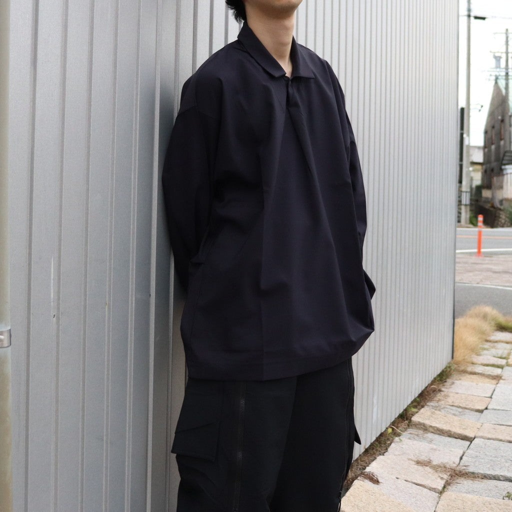 Collar-9 Core Tech 長袖 Polo 衫 #Shadow [GOOPI-25AW-OCT-03]