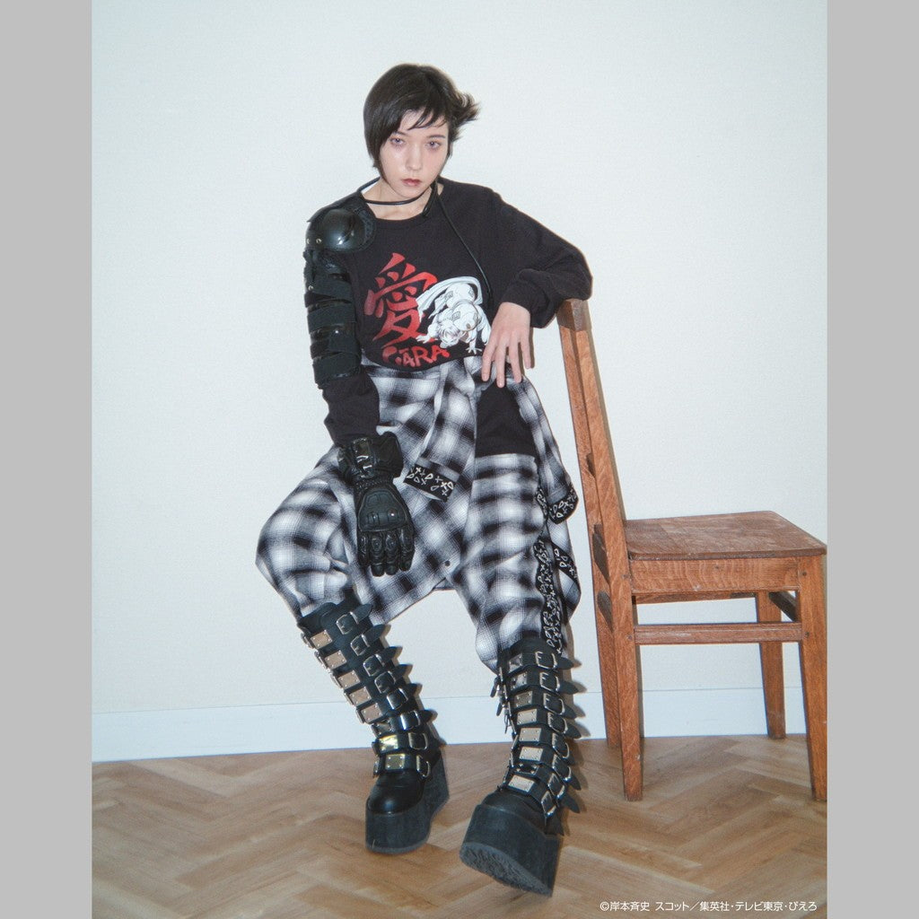 NARUTO | 「GARA」 L/S TEE #BLACK [25SS-FSxNARUTO-02 / FS1699]