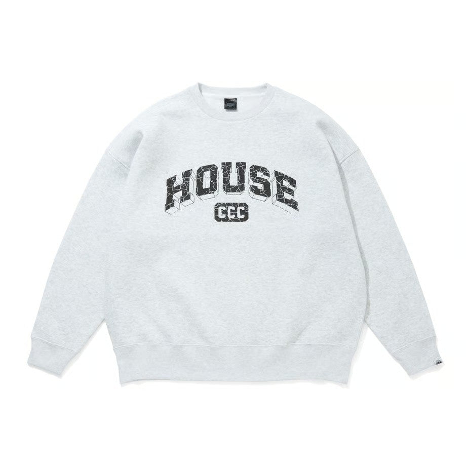 IS-NESS | SWEATSHIRT_HOUSE #ASH GRAY [CCC-263C007]