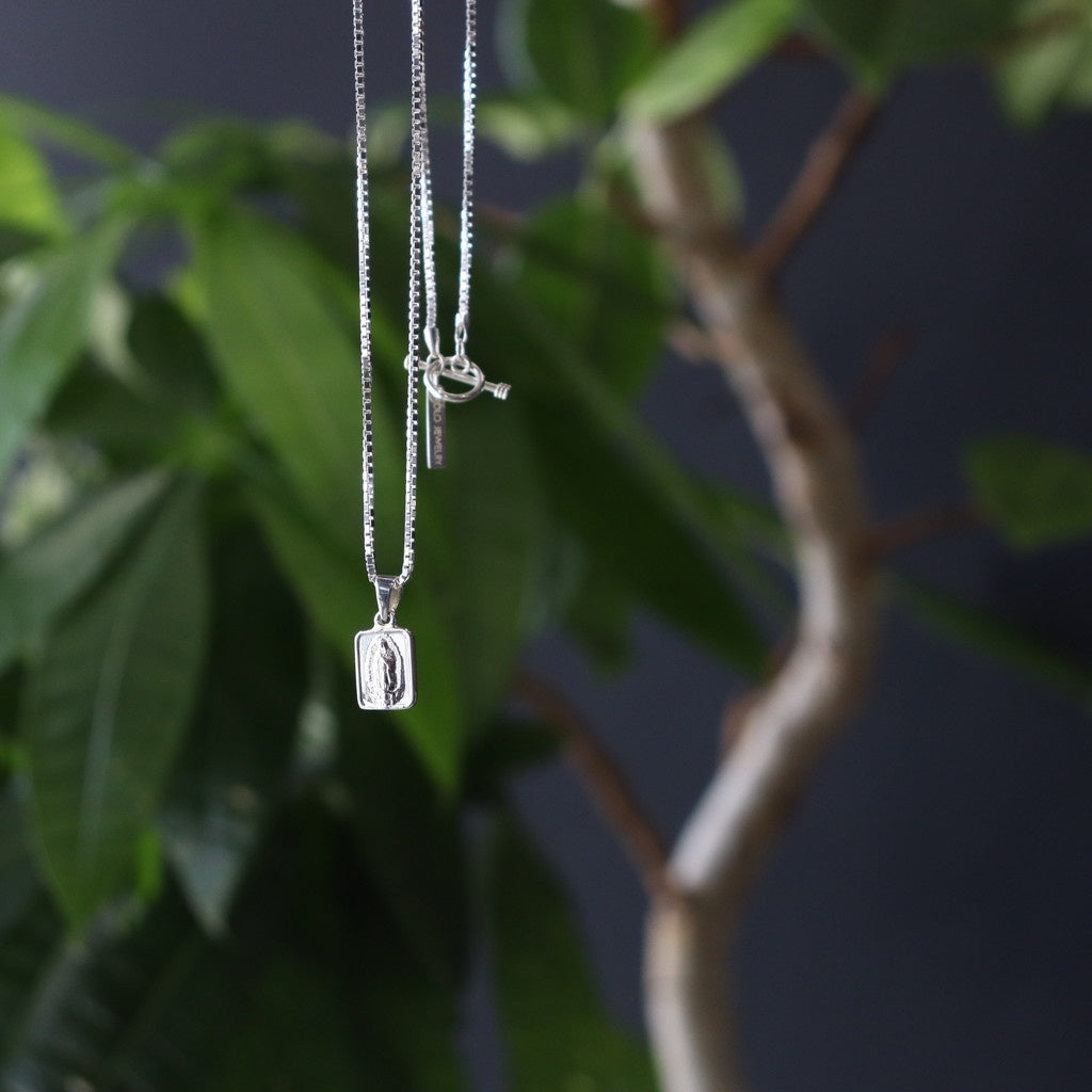 Venetian Link Chain / Medal Charm -the Virgin of Guadalupe- #SILVER [XOC008 / XON039-60]