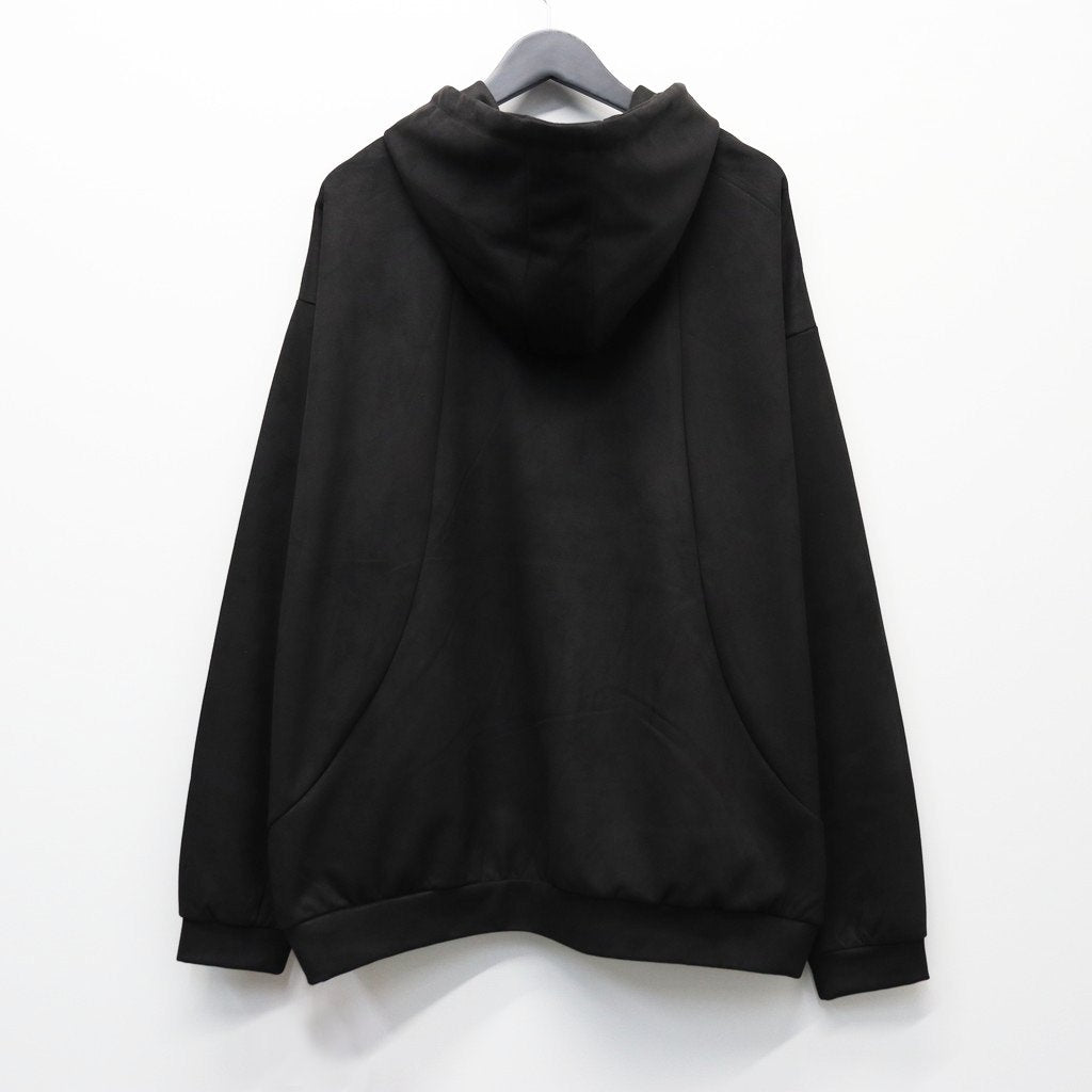 麂皮連帽衫 #黑色 [FW25-SW06]