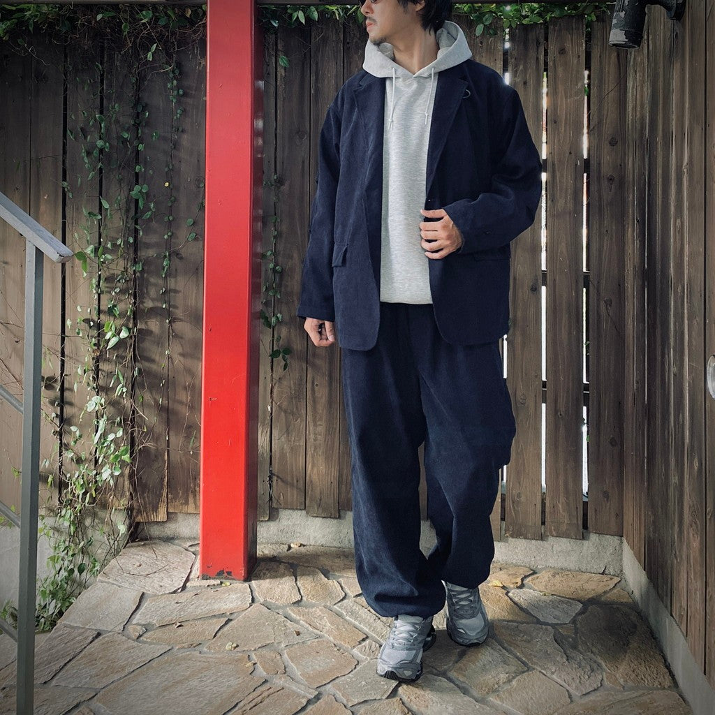 TECH LOOSE 2B JACKET CORDUROY #NAVY [BJ-32025W] – cocorozashi
