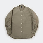TECH REGULAR STRIPE SHIRT L/S #WOLF GRAY [BE-81025]