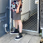 DOUBLE PLEATED CHINO SHORT TROUSERS #GRAY [24SS-WMP-PT12]