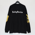 WASHED HEAVY WEIGHT CREW NECK LONG SLEEVE T-SHIRT ( TYPE-3 ) #BLACK [25SS-WMT-LT03]