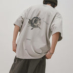 M001-G 「LAB-93」 Graphic Tee #BEIGE [GOOPI-24SS-APR-02]