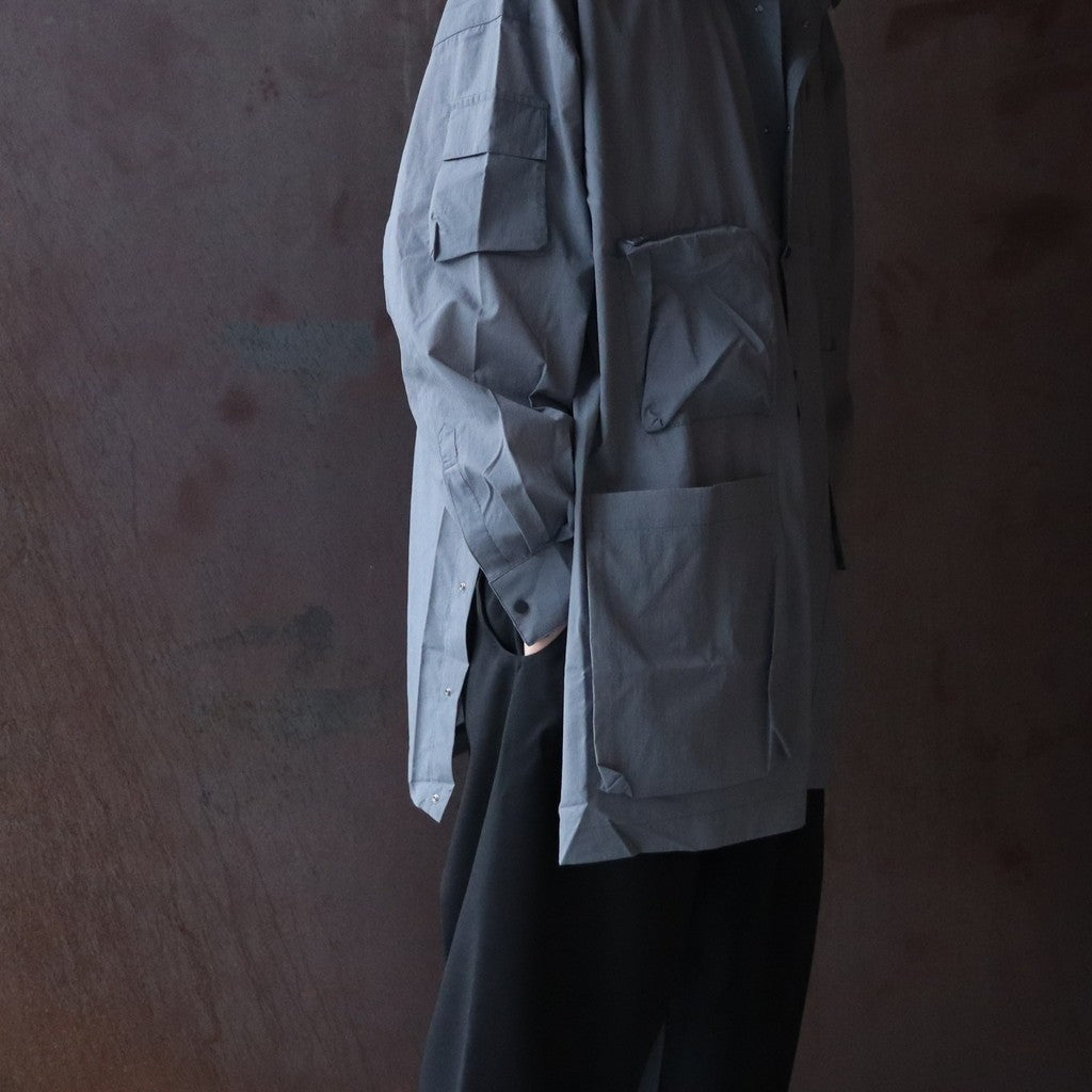 PERTEX UTILITY LONGLINE SHIRT #GRAY [FPA02261U0004]