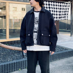 SMOOTH ZIP UP #BLACK [CES29CS16]