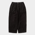 SUEDE BAGGY PANTS #Black [FW25-B12]
